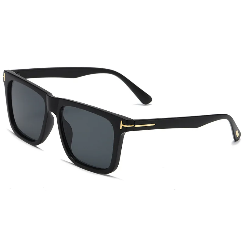 

Солнцезащитные очки Tom мужские/женские квадратные, винтажные стильные солнечные аксессуары для пляжа и отдыха на открытом воздухе, с TF-памятью, 2023
