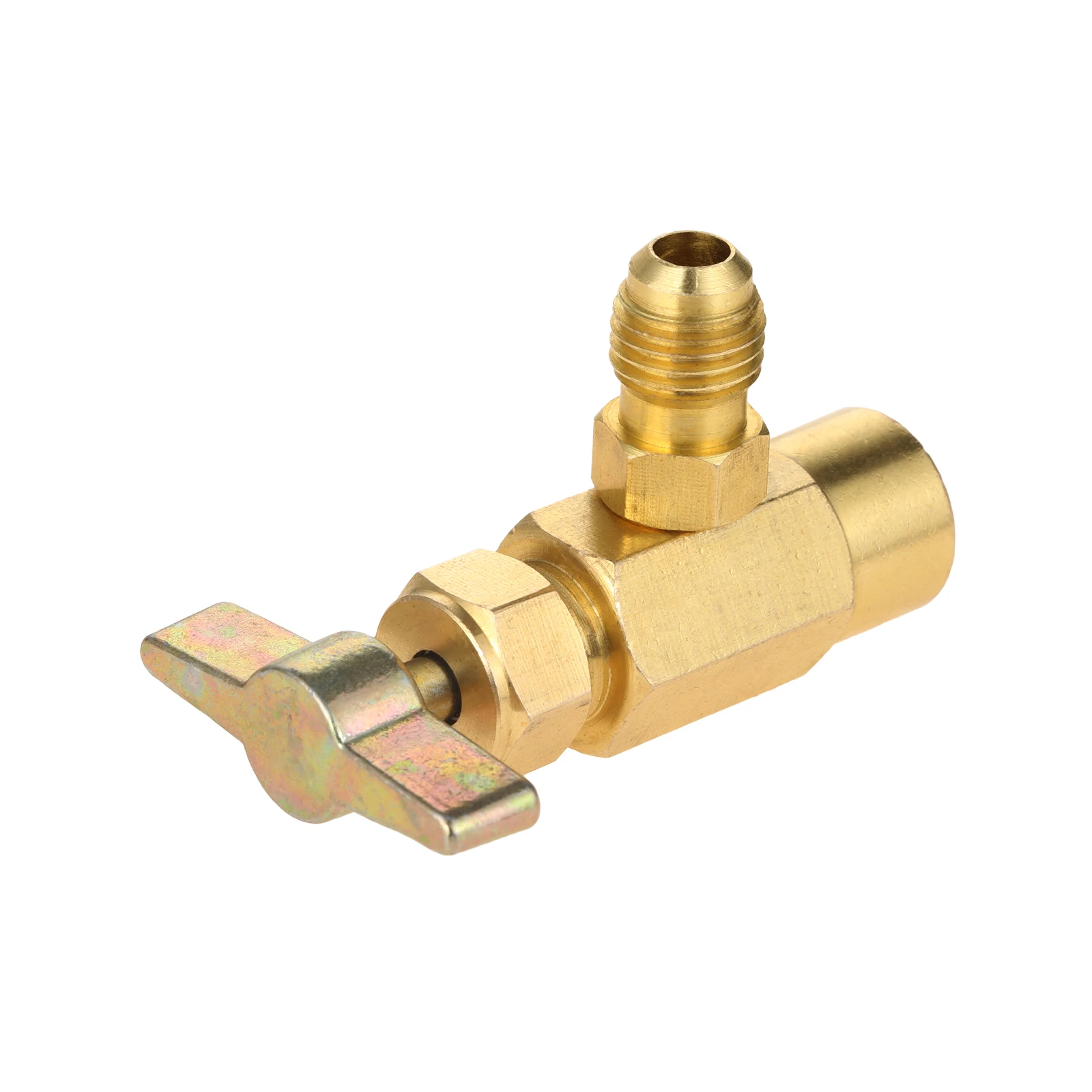 Mtsooning R-1234yf может нажать латунь 1/2 ACME LH до 1/4 SAE для R12 R22 зарядный шланг