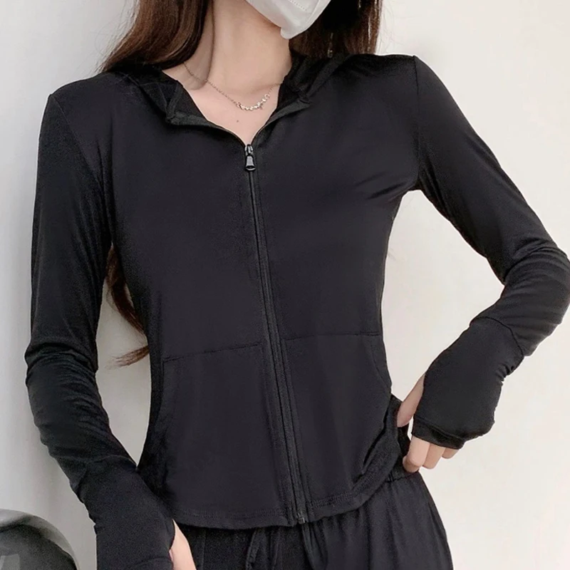 Ice Silk Sun Protection Slim Fit Clothes Women's Slimming Outerwear UV Summer Versatile Breathable Sun-Protective ... |