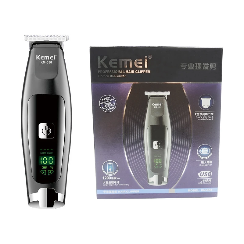 

Kemei Electric Hair Clipper for Men Professional Rechargeable Hair Trimmer Razor Shaver Hair Cutting Machine Haircut Tools