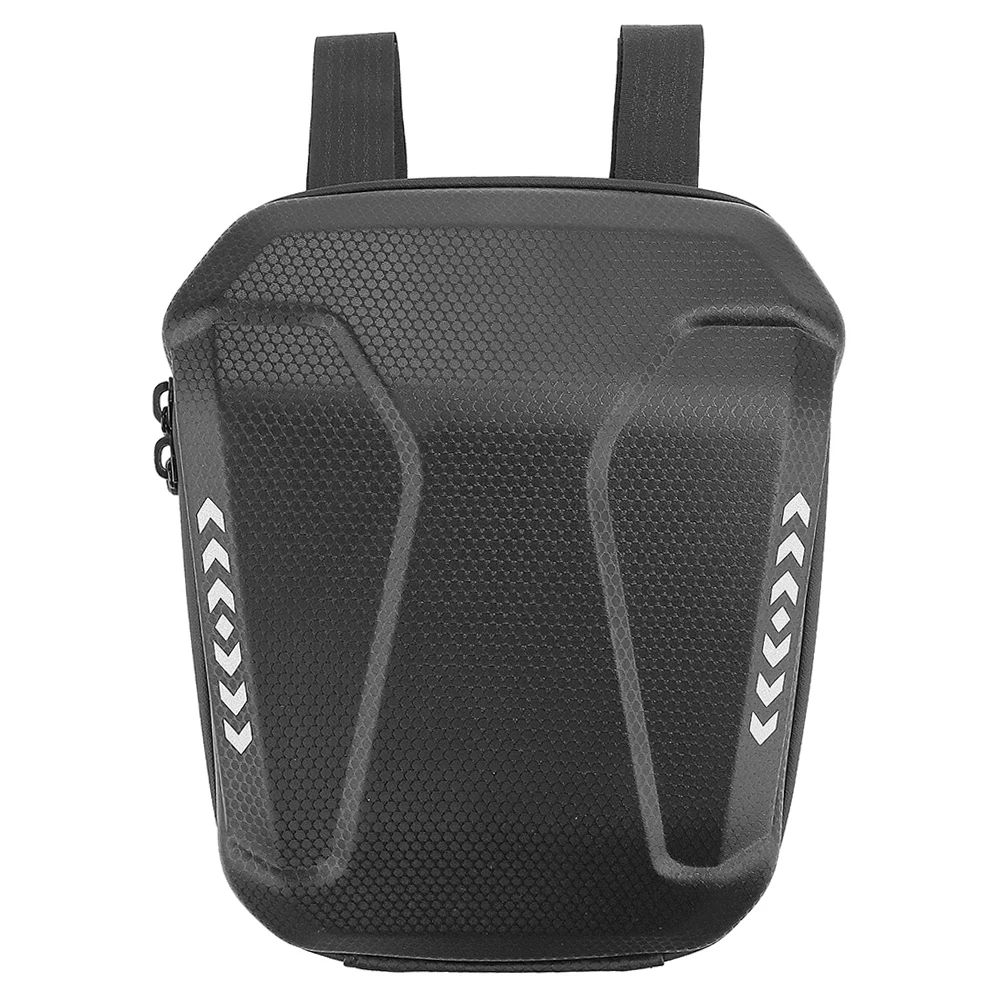 

1pc Front Hanging Bag Scooter Bag 2.5L Binding Design Black Built-in Mesh Bag Case EVA Material Electric Scooter