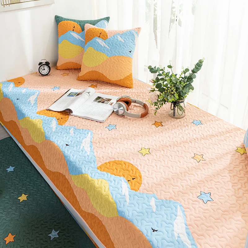 Подстилка для эркера 100% хлопок настенное одеяло спальни балкона татами