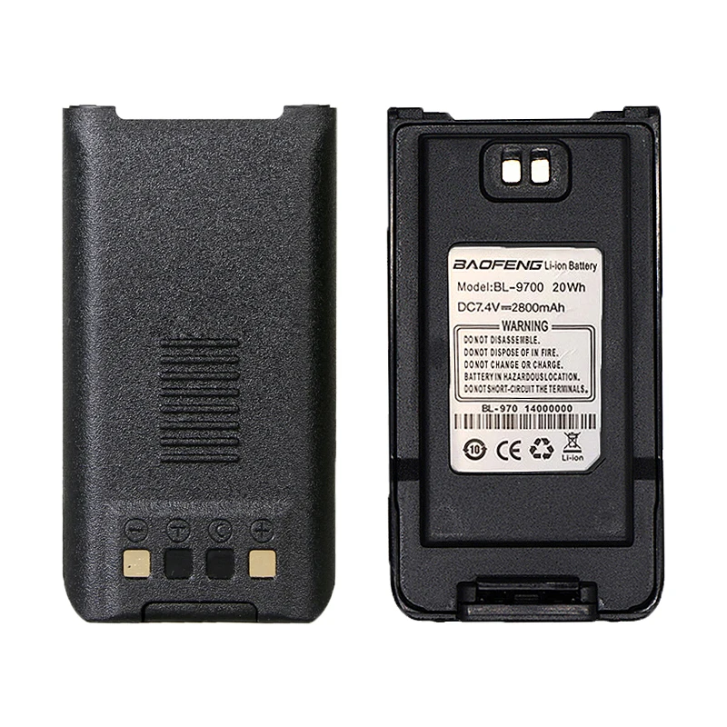 BAOFENG BF-9700 Battery For BL-9700 Plus Waterproof Walkie Talkie 7.4V 2800mAh Two Way Radio Parts For Pufong 9700