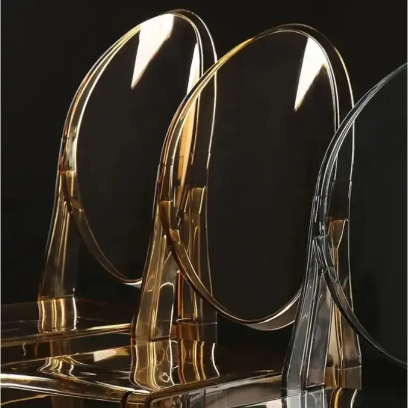 Прозрачный оптовый призрак из белой смолы банкетный королевский стулья