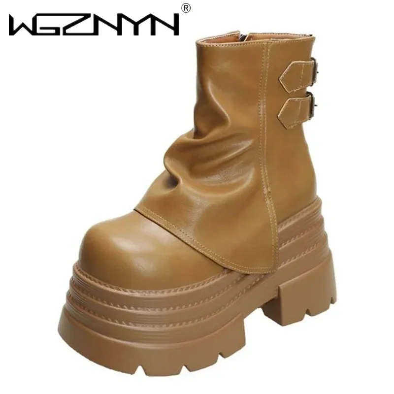 НОВЫЕ женские зимние кожаные ботильоны на каблуке 10 см армейские ботинки