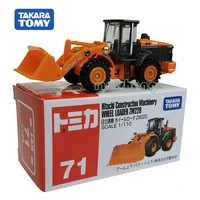 takara tomy tomica scale 1110 hitachi construction machinery wheel loader zw220 alloy diecast metal car model vehicle toys gift
