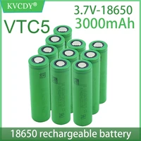 100 original us18650 vtc5 li ion rechargeable 18650 battery for vtc5 30a 3000mah forsony toys tools flashlightfree shipping