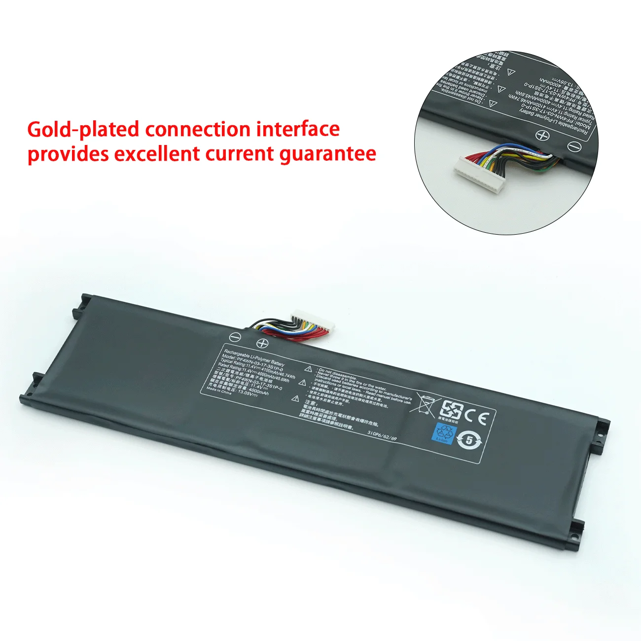 Фото PF4WN-00-13-3S1P-0 PF4WN-03-17-3S1P-0 Аккумулятор для ноутбука Hasee KINGBOOK U45 A1 U43E1 U43S1 U47T1 Motile M142 №4