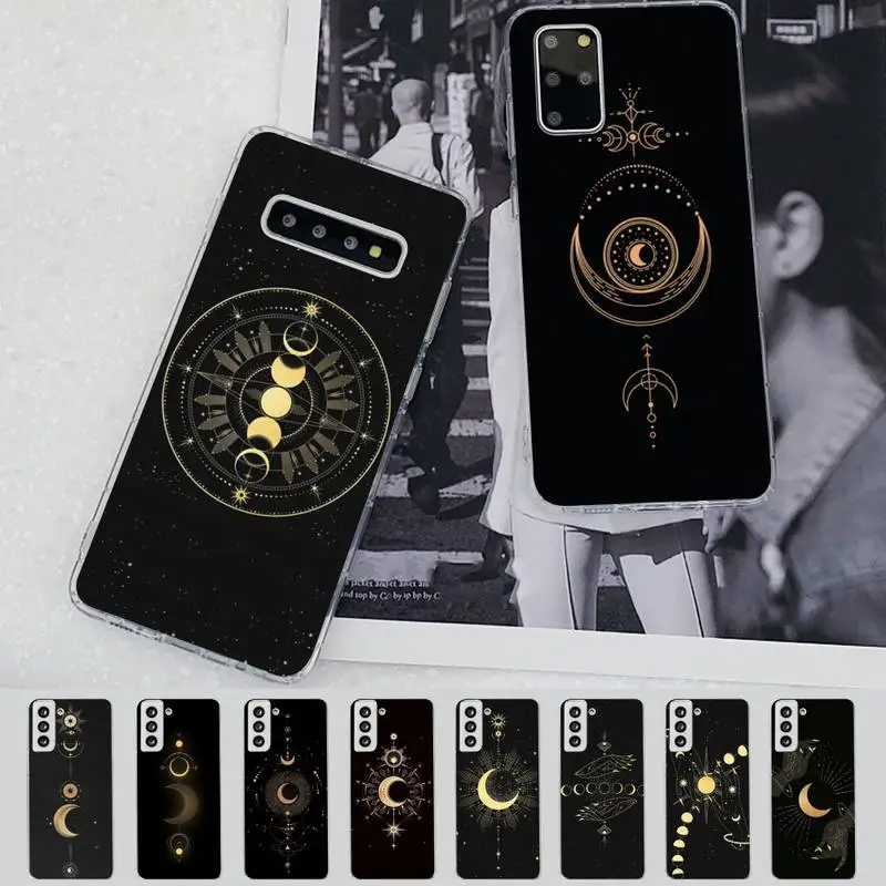 

Witches Moon Tarot Mystery Totem Phone Case for Samsung S21 A10 for Redmi Note 7 9 for Huawei P30Pro Honor 8X 10i cover