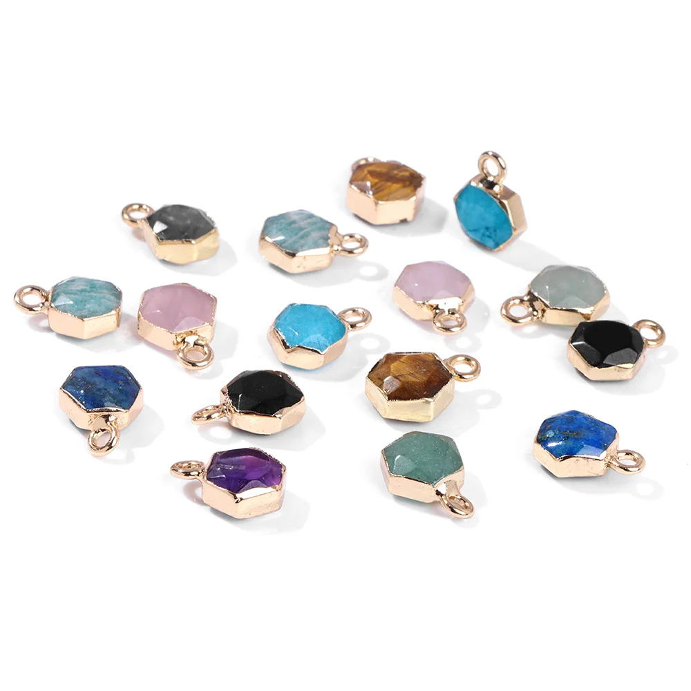 Натуральные ромбовидные бусины