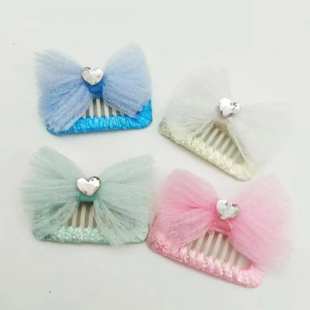 

Good Pet Barrettes Non-Irritation Rust-proof Mini Dog Hair Clips Cat Sweet Hairpins Decor Pet Hairpin Cat Headdress