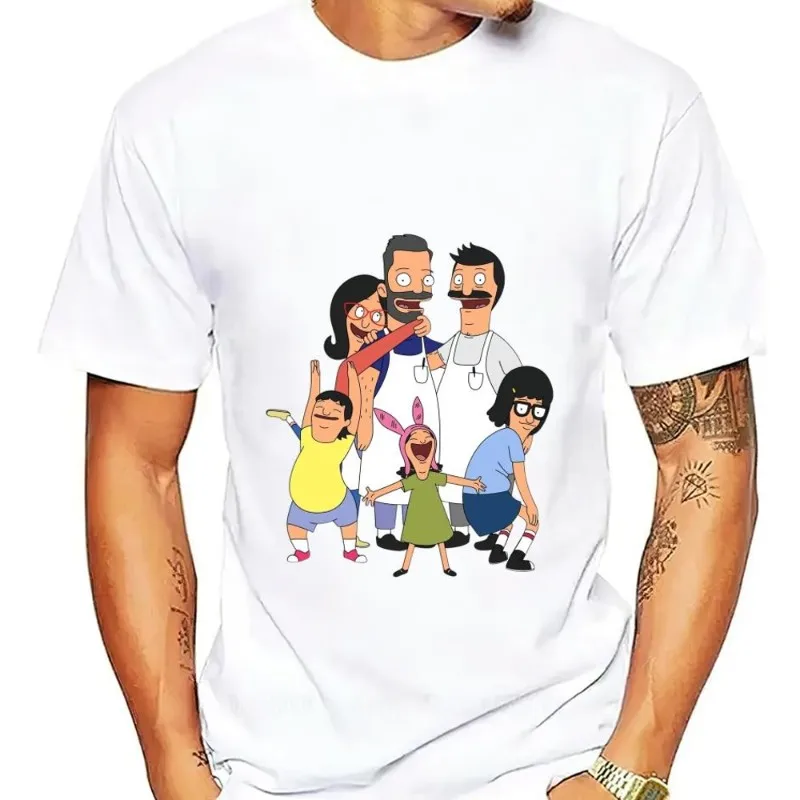 Крутая футболка с рисунком Bobs B-Burgers мужская комбинированная женская одежда для