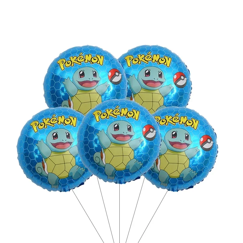 Фото 5pcs Pokemon Pikachu Go Aluminum Foil Balloon Birthday Party Decorations Boy Girl Gifts Air Globos Baby Shower Kids Party Gifts №2