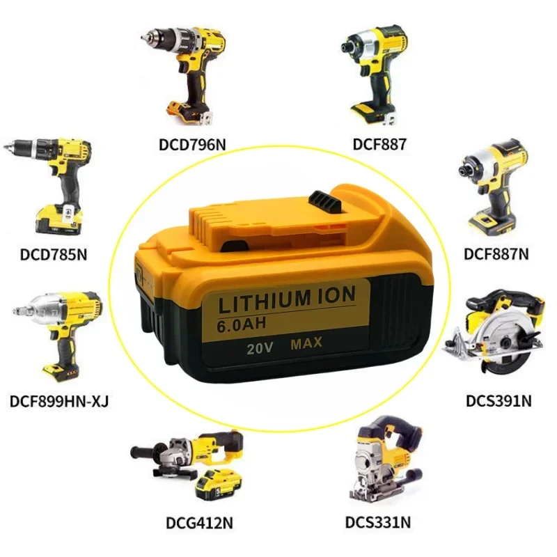 Для зарядного устройства DEWALT 20 В 6 0 Ач DCB115 DCB118 быстрая зарядка литиевая батарея