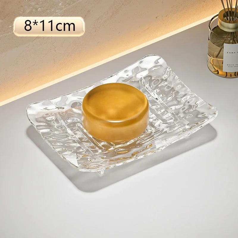 MOONBIFFY Прозрачная мыльница для ванной комнаты