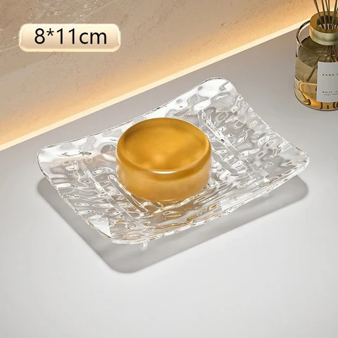 MOONBIFFY Прозрачная мыльница для ванной комнаты