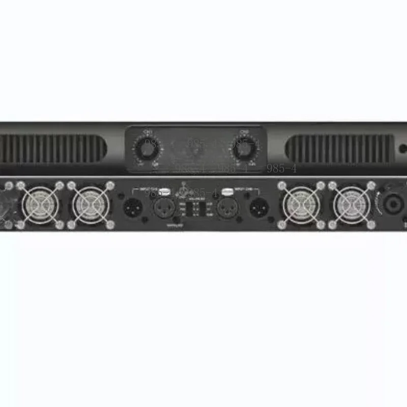 Фото 1U 600W Мощный двухканальный цифровой усилитель мощности, профессиональное аудиоустройство класса D с консолью управления сабвуфером №3