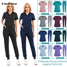 Летняя мужская медицинская одежда для больницы, стоматологический комплект для клиники, униформа медсестры для салона красоты, приталенный дизайн, рабочая одежда для ухода за питомцами