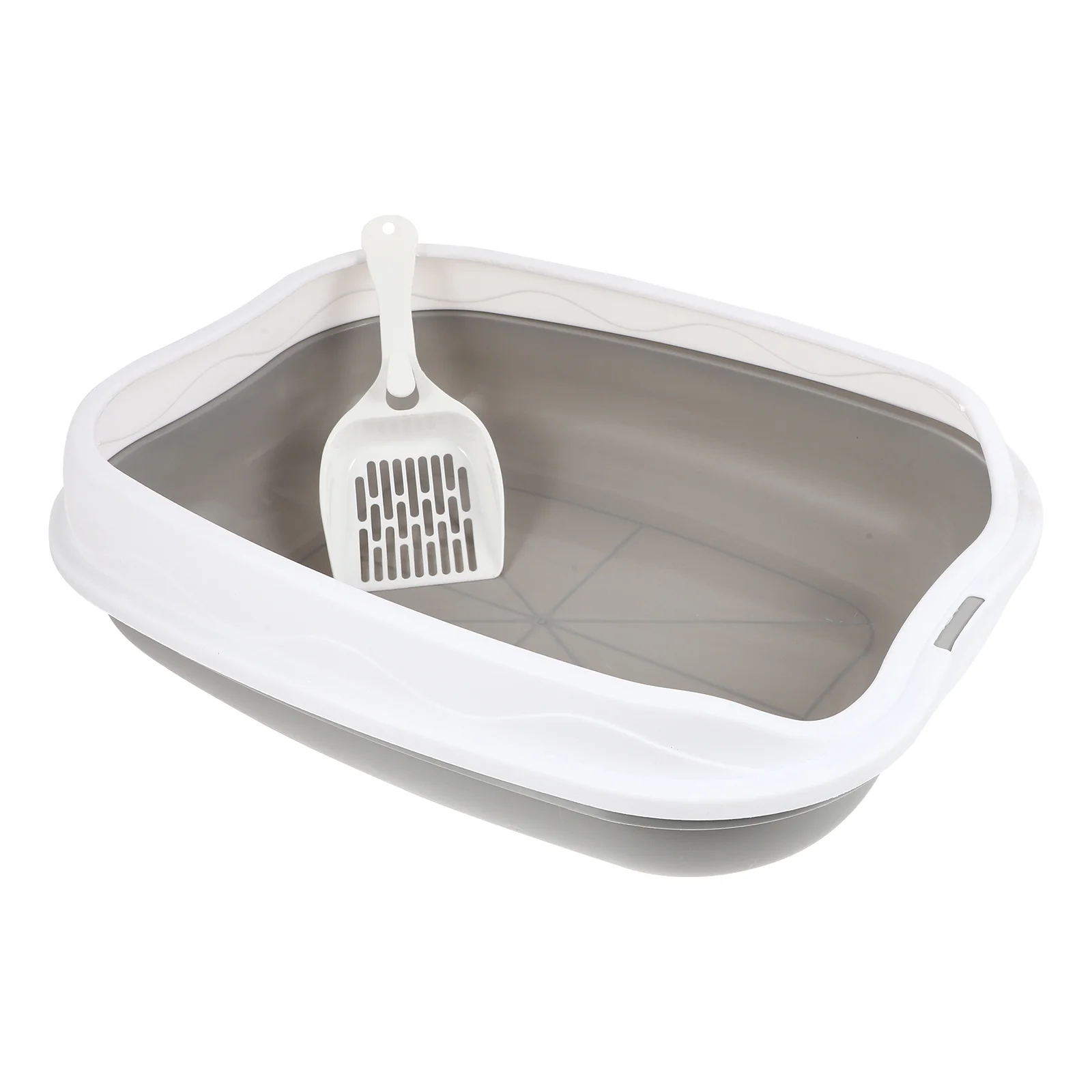 Cat Pet Toilet Anti Pan Splashing Kitten Cats Potty Training Bedpan Basin Sided Open High Non Stick Dog Toilette