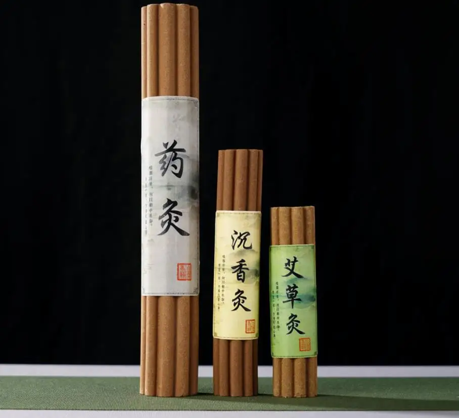 

3tubes/pack Fine natural wormwood + eaglewood OUD + herbal medicine moxibustion Incense