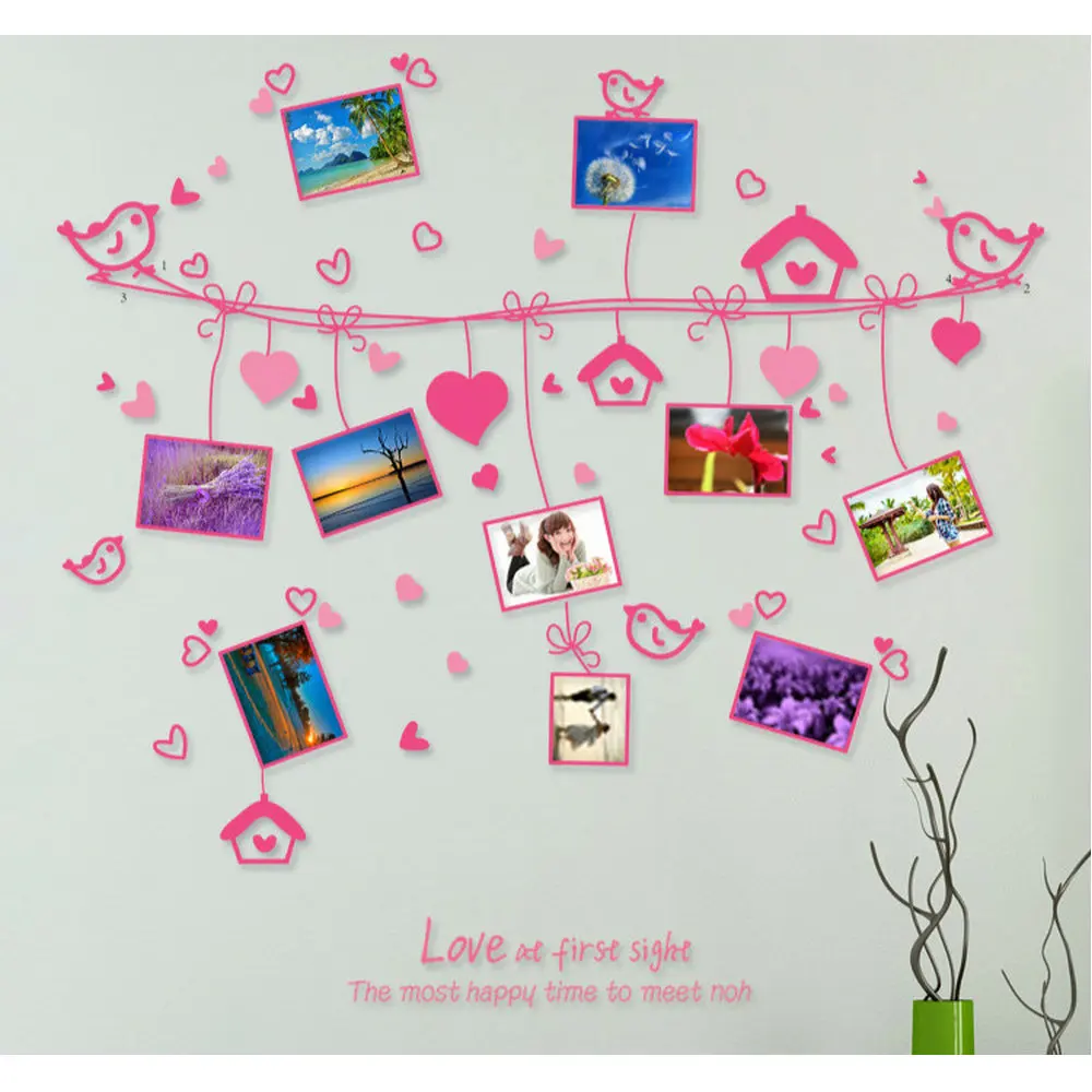 Любовь веревка фото наклейки на стену в раме для гостиной спальни ТВ фон дивана