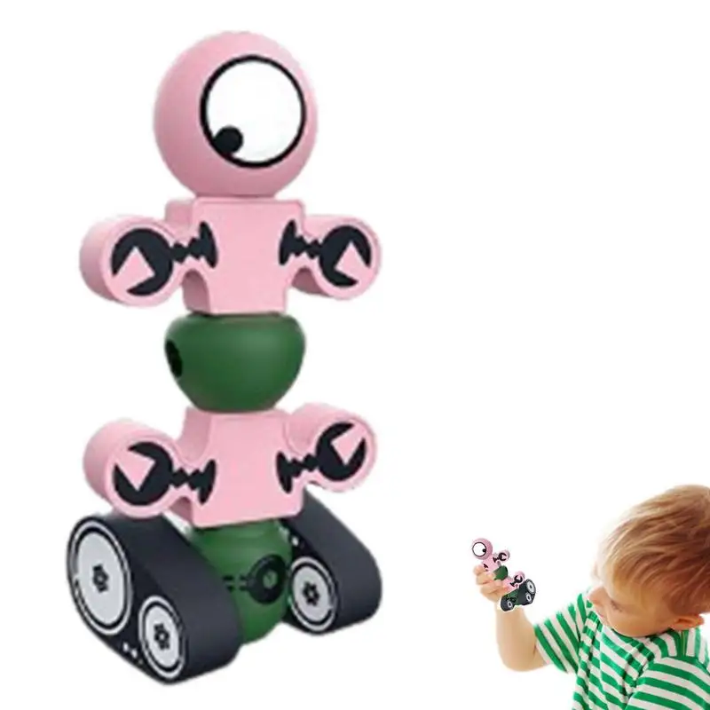 

Magnetic Robot Building Block Toys Magnetic Blocks For Toddlers 3D Magnetic Building Bricks Toy Robot Construction Educational
