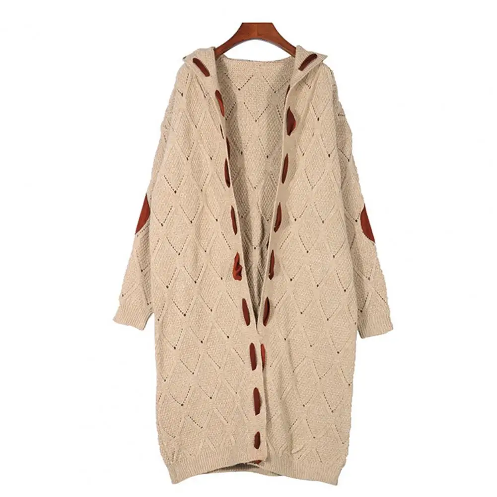 

Простой вязаный кардиган без пуговиц, вязаный кардиган на ощупь, Осень-зима, женский свитер, трикотажная одежда, пальто