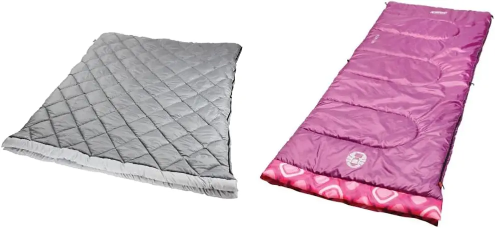 

3-in-1 Double Sleeping Bag, 45°F Queen Sized Sleeping Bag for Adults, Warm and Comfortable XL Sleeping Bag for Camping & Pl