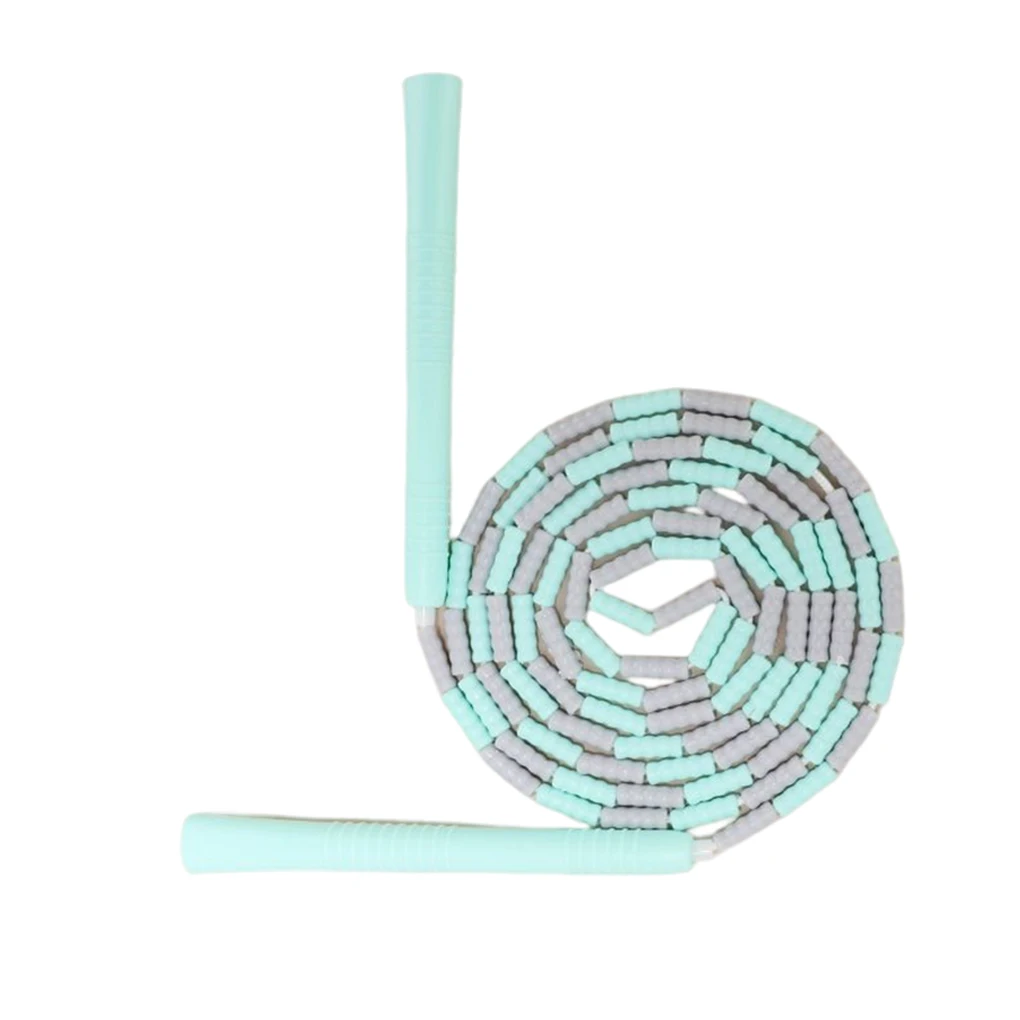 

Beaded Jump Rope Adjustable Portable Indoor Outdoor Fitness Sports Segmented Skipping Fitness Exercise Equipment for Kids
