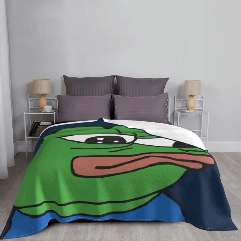 

Pepe The Frog Apu Apustaja Fleece Decoration Cartoon Multi-Function Warm Throw Blankets For Bed Couch Bedspreads