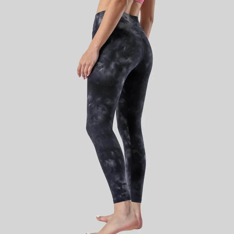 

NEW 4-ways Stretch Leggings Back Waist Tie Dye Buttery-soft Naked-feel Squat proof Leggings Tummy Control Workout Pant