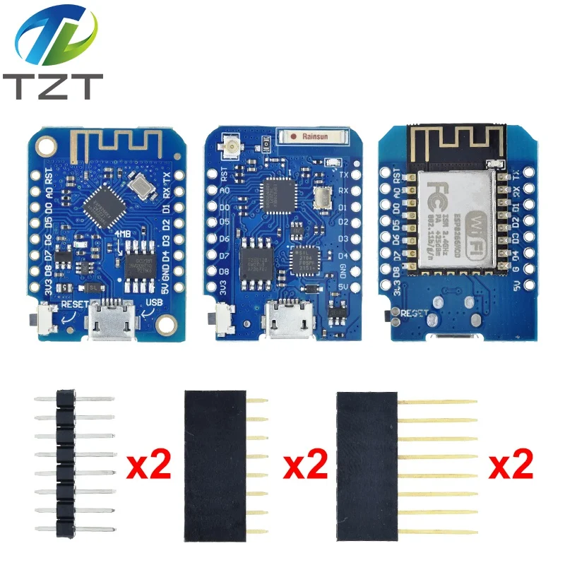 ESP8266 ESP-12 CH340G CH340 V2 USB WeMos D1 Mini PRO V3.0.0 макетная плата NodeMCU Lua IOT плата 3,3 В с контактами