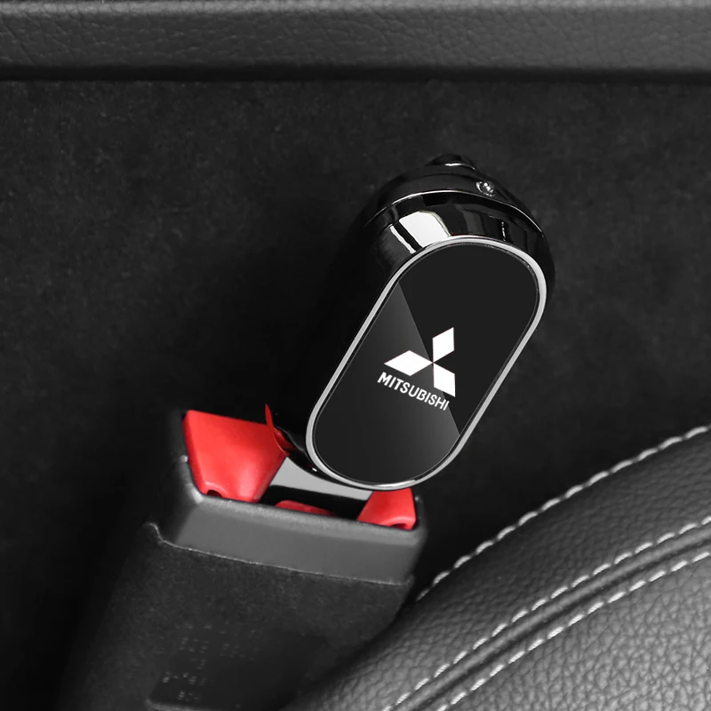 

Zinc Alloy car safety buckle extended silencer extended buckle plug For Mitsubishi Lancer EX 10 Lancer X accessories