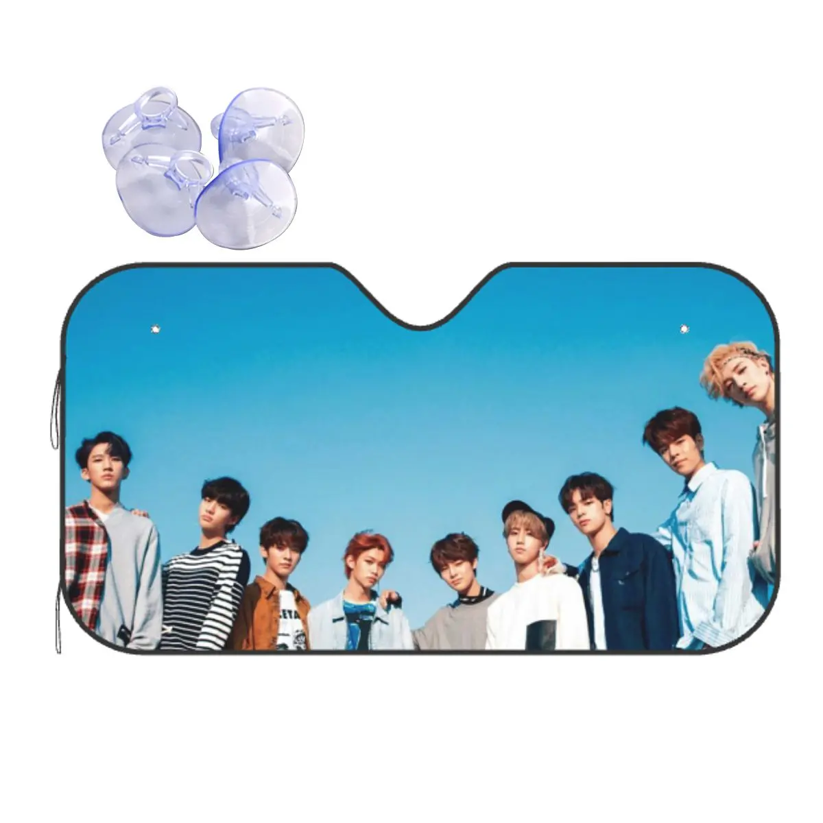 

Детский солнцезащитный козырек для лобового стекла, 76x140 см