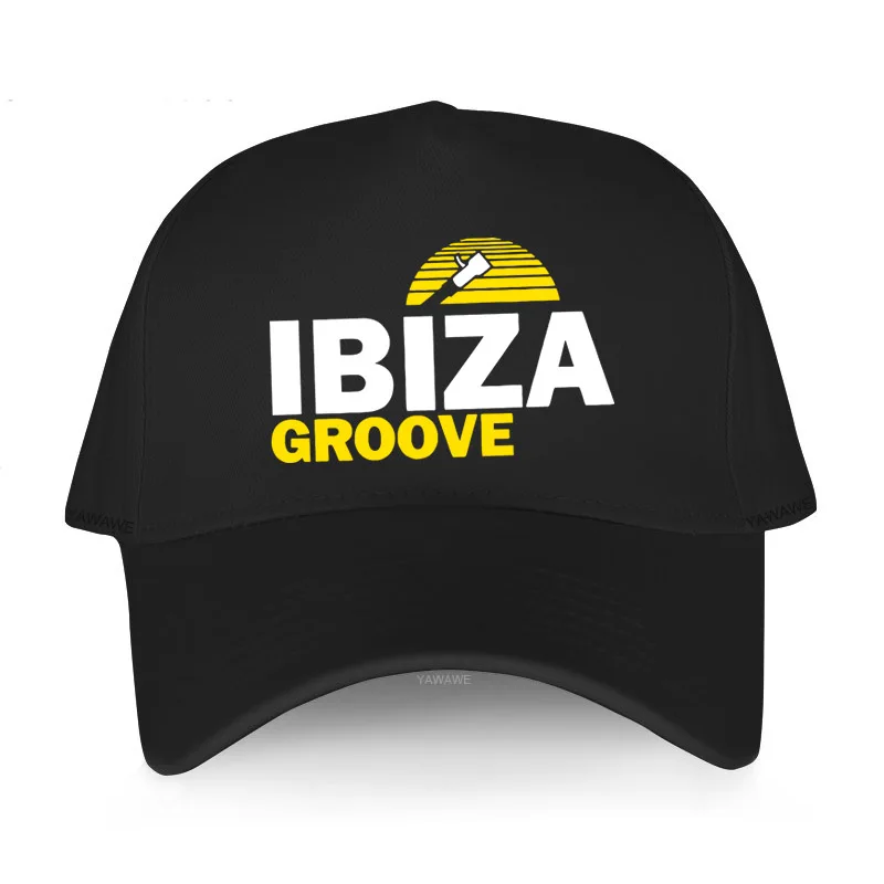 

Adult Classic Vintage Baseball cap men's brand Sport Bonnet Ibiza Groove Music Fashion print men caps outdoor breathable hat