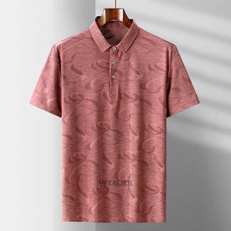 

Мужская свободная рубашка-поло с коротким рукавом, размеры до 6xl, 8xl, 9XL, 11XL