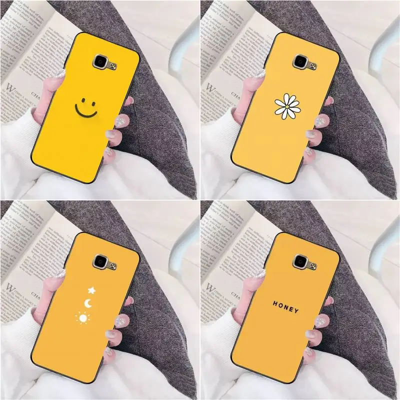 

Yellow Aesthetic Phone Case For Samsung Galaxy A51 A50 A71 A21s A31 A41 A10 A20 A70 A30 A22 A02s A13 A53 5G Cover Coque