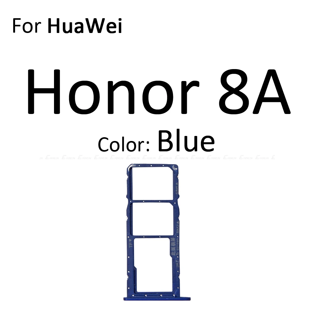 Держатель гнезда для Sim-карты Micro SD слот лоток считыватель HuaWei Honor 8C 8X 8A Pro адаптер