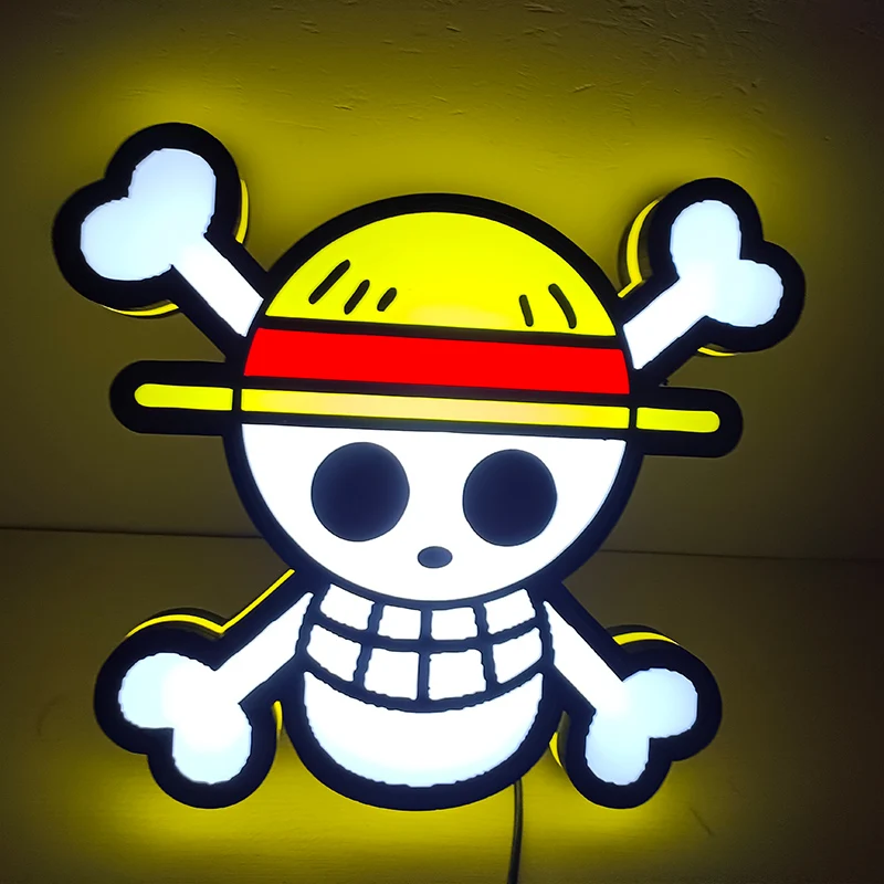 One piece Logo Lightbox Light Sign Custom Wall Decor for Business Shop Hanging 12 Inch Kids Nightlight 3D Print Gift