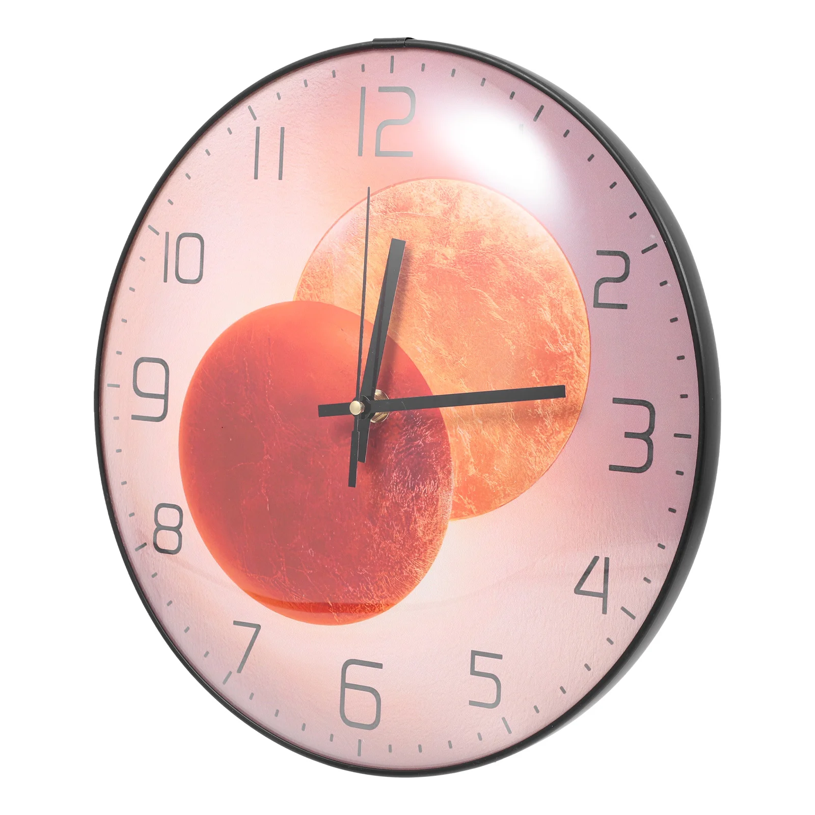 

1Set Household Wall Clock Vintage Wall Clock Ornament Mute Wall Hanging Clock Without Battery