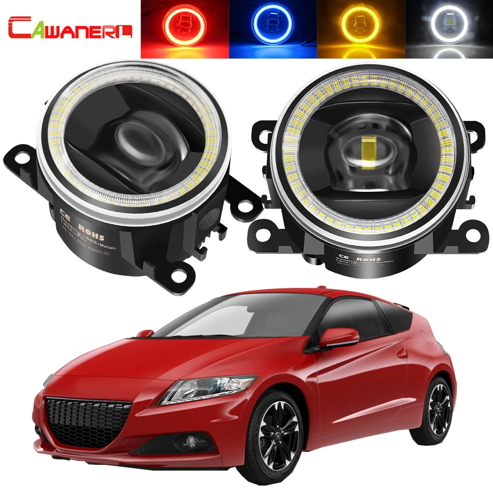 

2 X 40W Car LED Fog Light Assembly Angel Eye Fog Daytime Running Lamp DRL 4000LM H11 12V For Honda CR-Z CRZ 2013 2014 2015 2016
