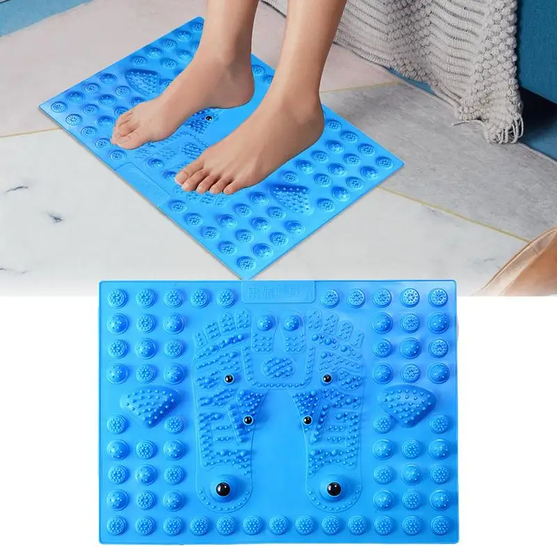 Массажер для точек давления ног 6 магнитов подушка массажный коврик практичный