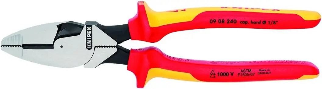 

08 240 SBA 9.5-Inch Insulated -High Leverage Lineman's Pliers