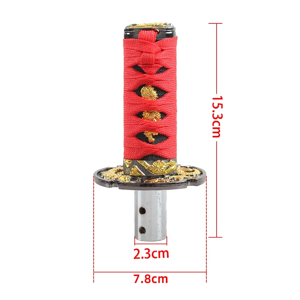 Универсальная ручка переключения передач самурайского меча JDM 100 мм ножа катаны с