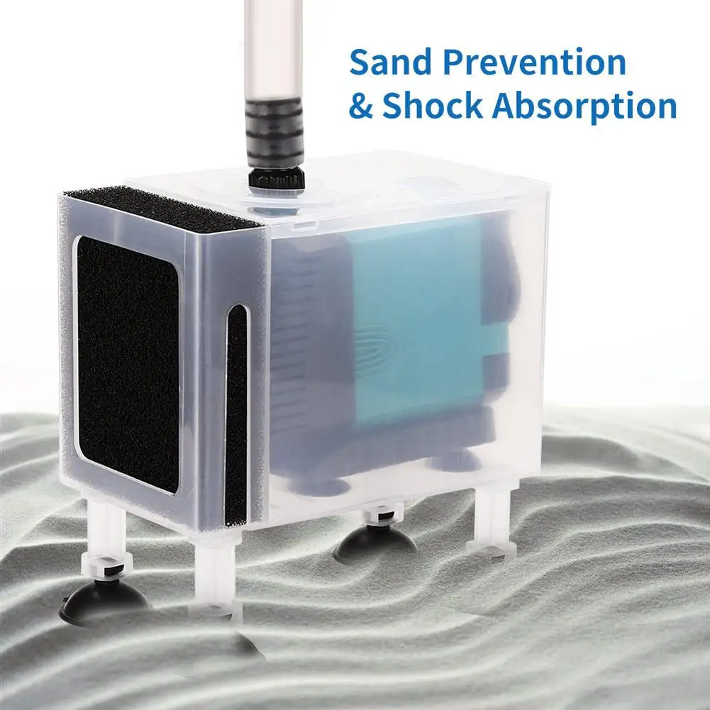 

NEW Aquarium Water Pump Protection Box Multi-purpose Sand Prevention Shock Absorption Filter Box For Fish Tank Aquarium