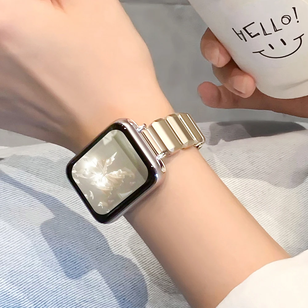 Фото Ремешок для Xiaomi Mi Band 9 Pro/mi band 8 pro, браслет из нержавеющей стали Correas для Redmi Watch 4 5, спортивный сменный ремешок 9pro №4