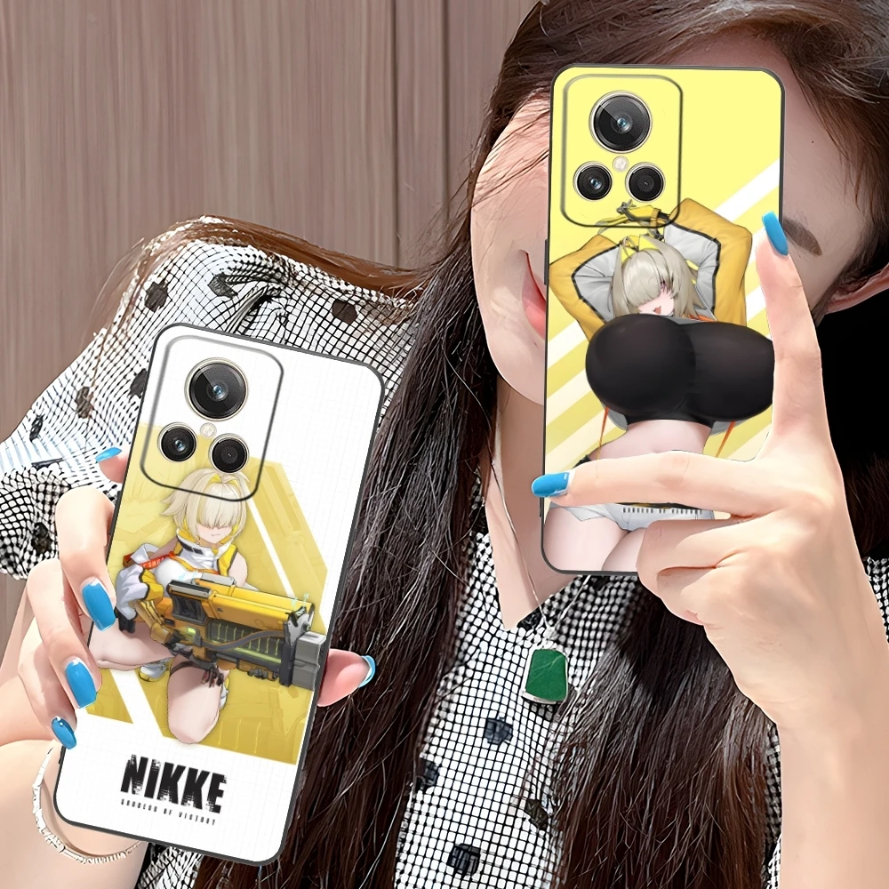Чехол для мобильного телефона с рисунком богини NIKKE Elegg Realme GT 2 9i 8i 7i Pro X50 X2 C35 C21 C20 C11
