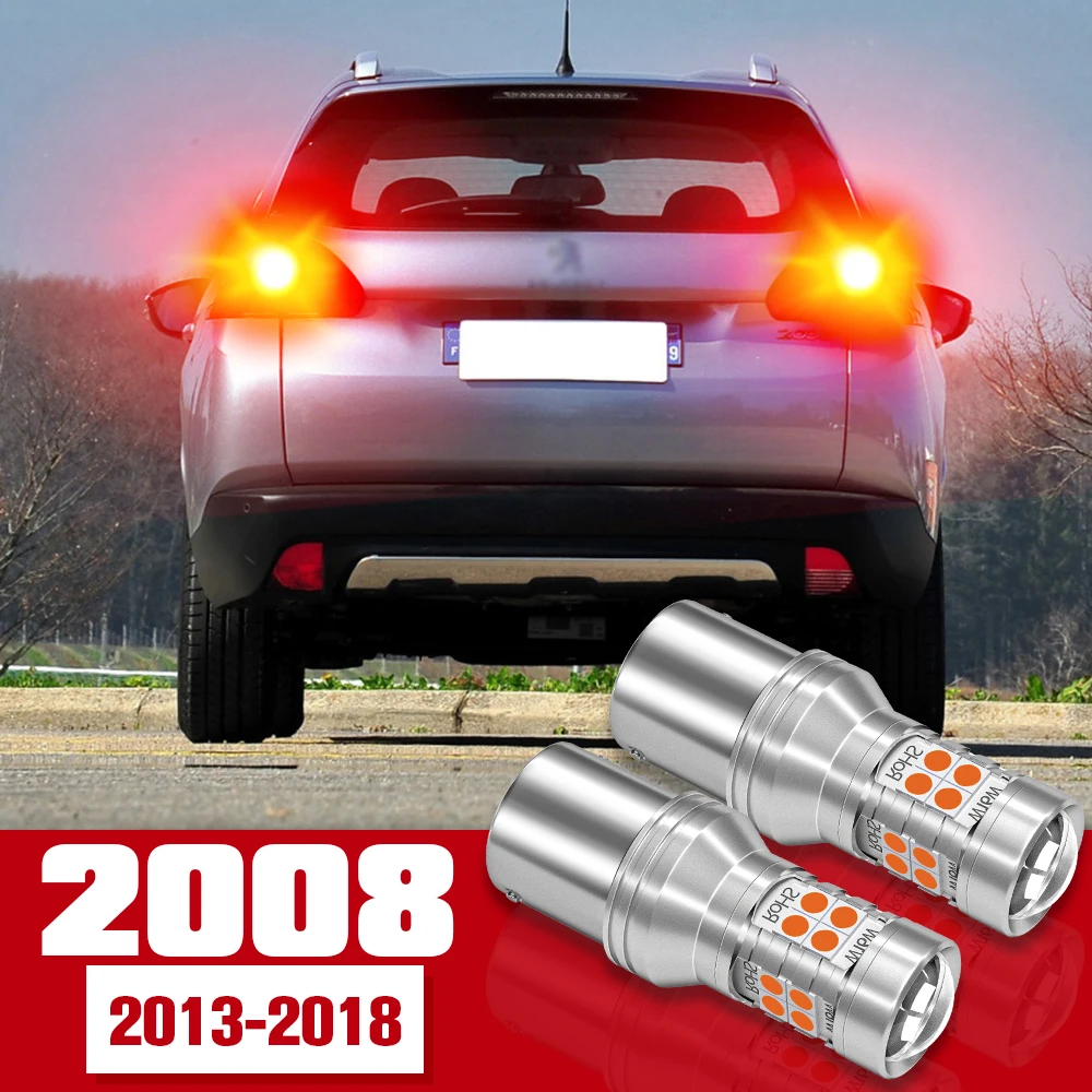 

2pcs Brake Light Accessories LED Bulb Lamp For Peugeot 2008 2013 2014 2015 2016 2017 2018
