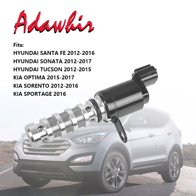 

Новинка 24355-2G500 243552G500 для Hyundai Genesis Sonata Tucson Kia Forte Optima Sorento Sportage автомобиль VVT соленоид с регулируемым временем