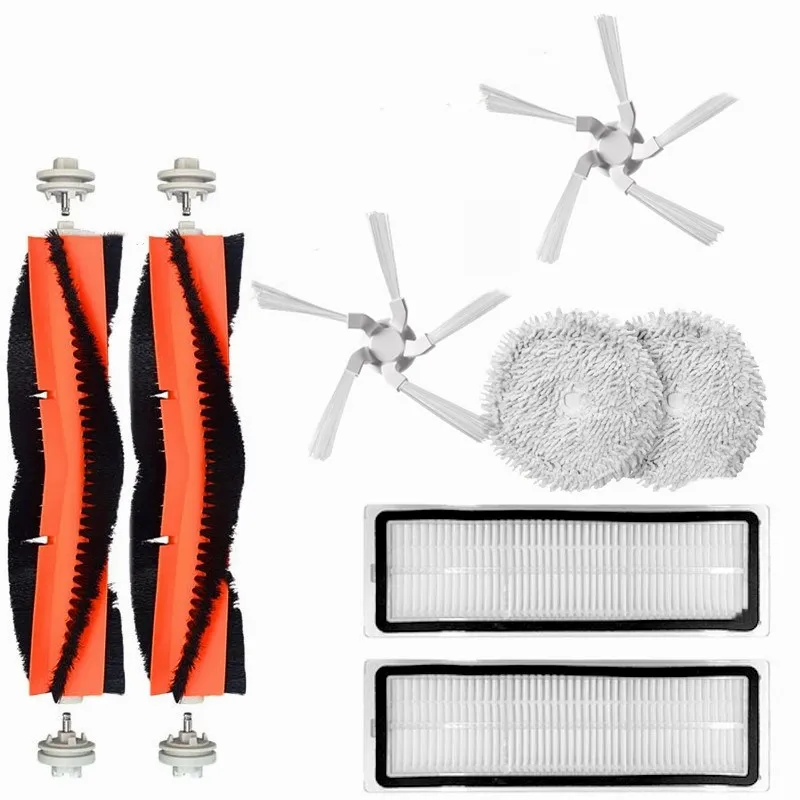 

For Dreame W10 Robot Vacuum Cleaner with Side Brush Main Brush Filter Cleaning Replacement Spare Parts